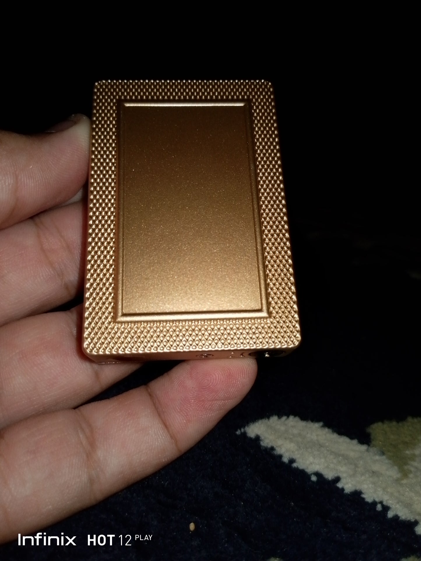Poker Card Lighter – Gold Royal Flush Design