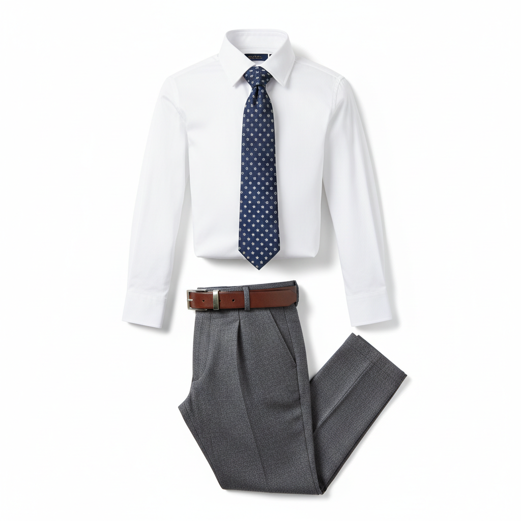 Boys Pant Shirt Set - Style 4