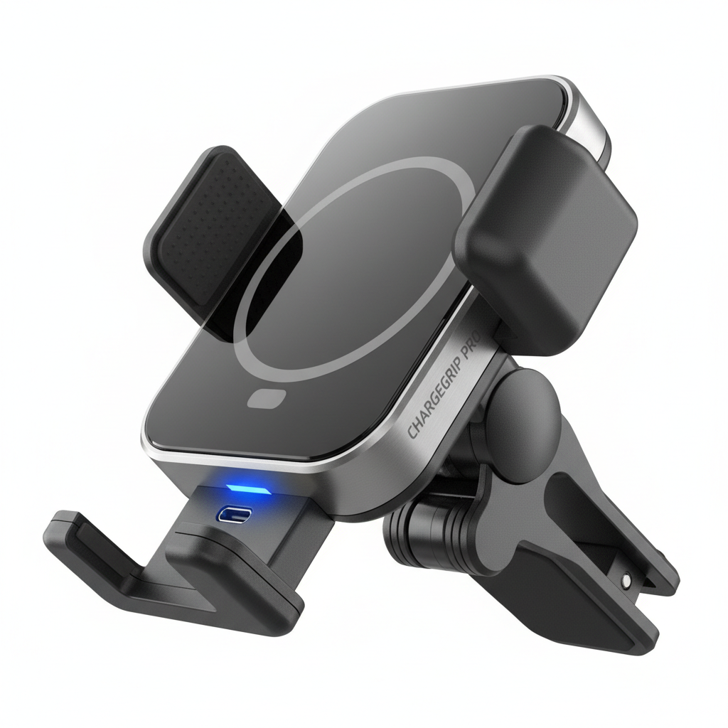 Car Mount - Closeup White