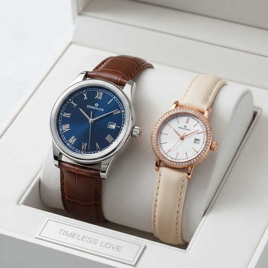 Elegant Couple Watches Gift Set