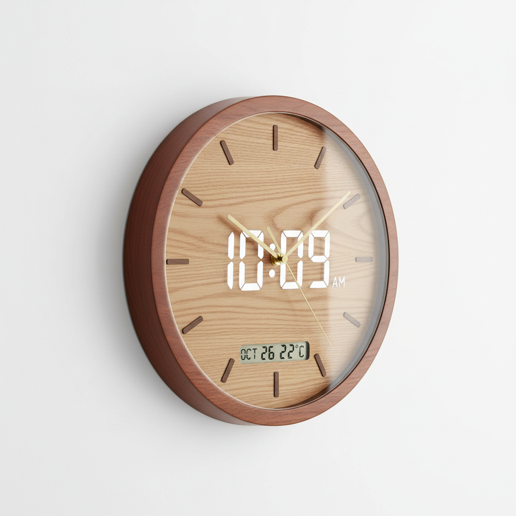 Wooden Wall Clock