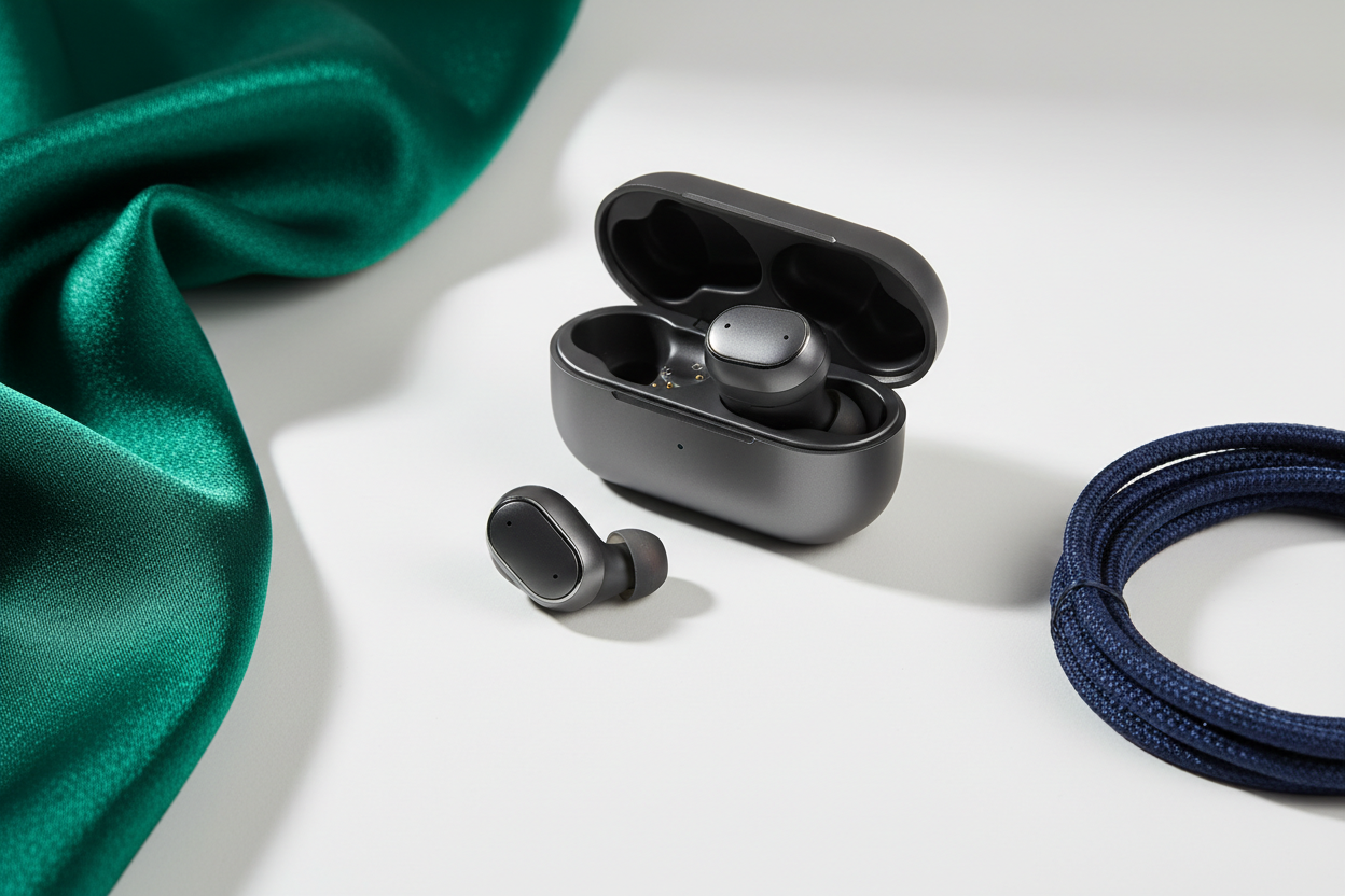 Photorealistic Earbuds Banner