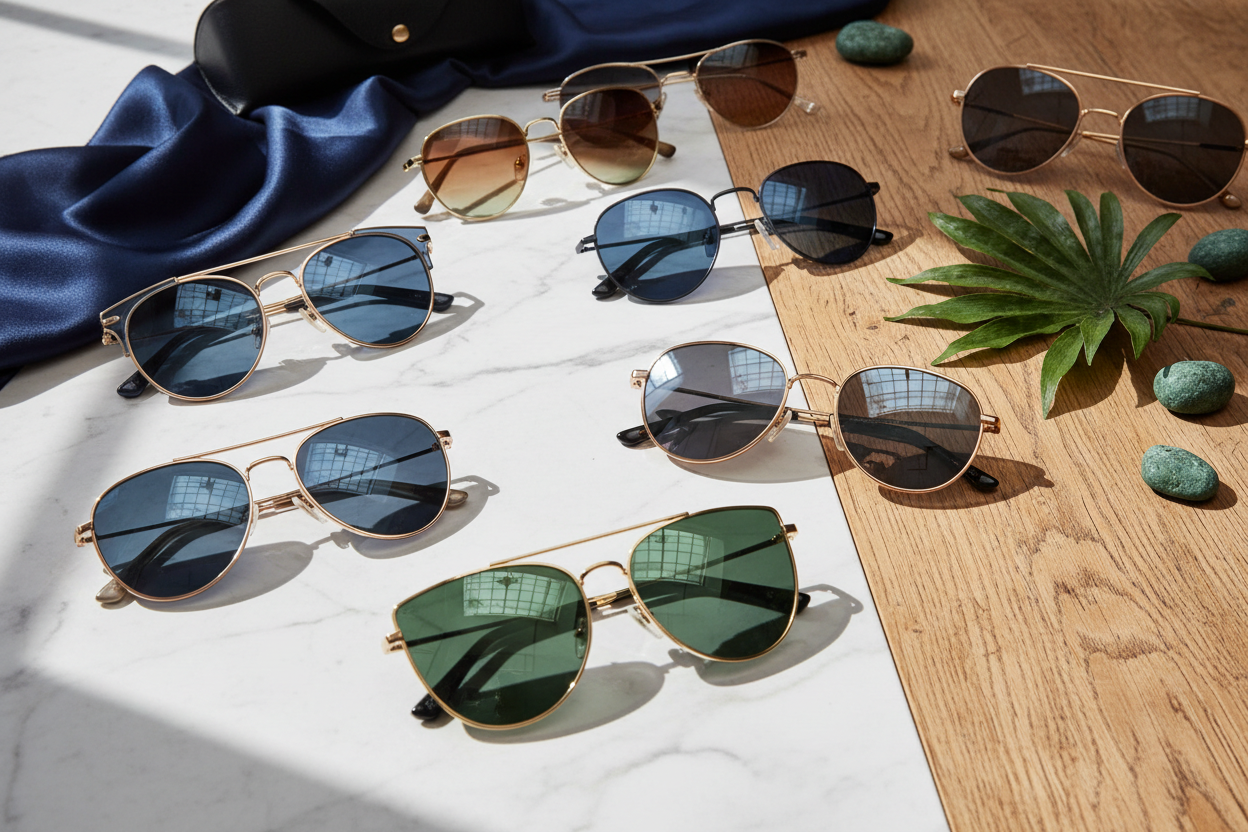 Photorealistic Sunglasses Banner