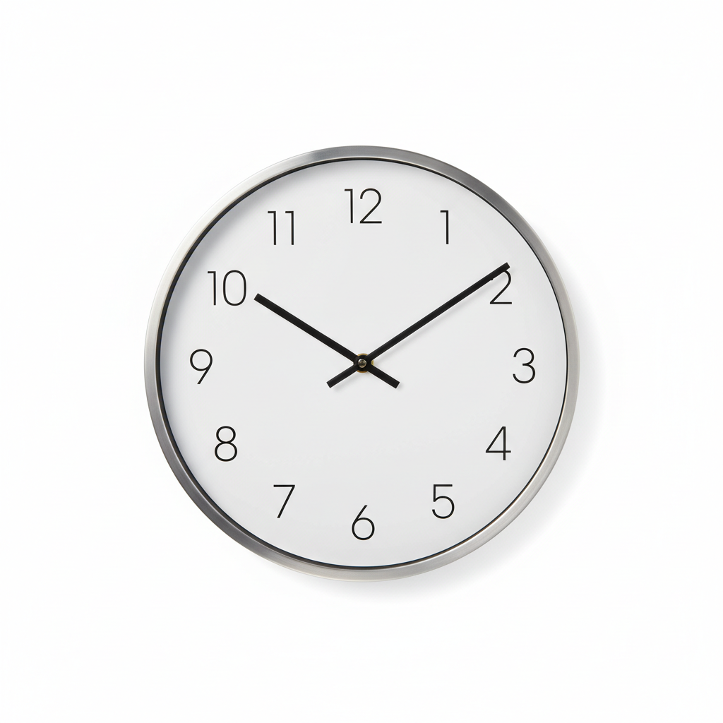 Premium Metal Wall Clock - Modern Design